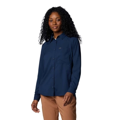 Women's Columbia Anytime Lite Long Sleeve Button Up Shirt