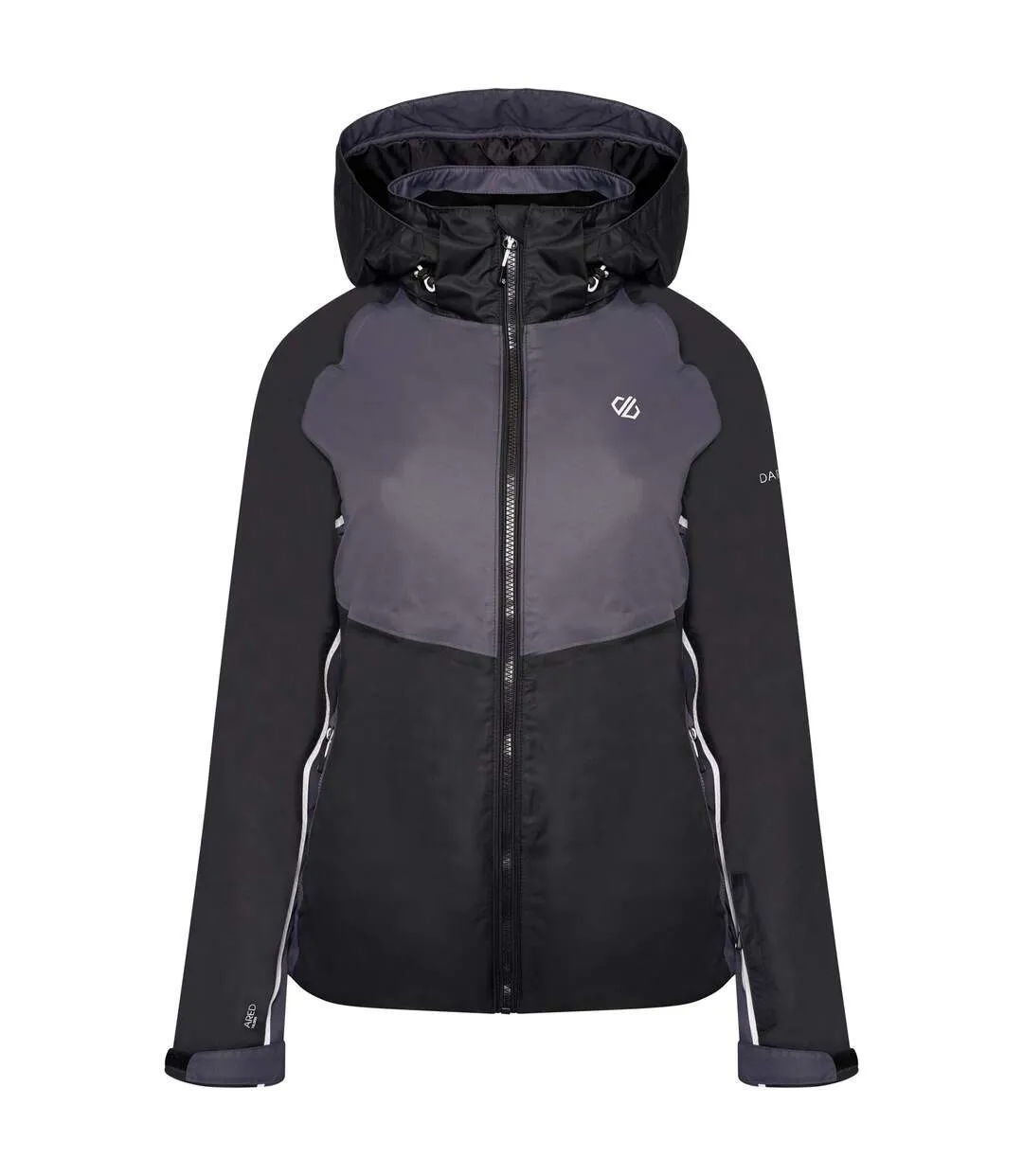 Womens/ladies radiate ii waterproof ski jacket black/ebony grey Regatta