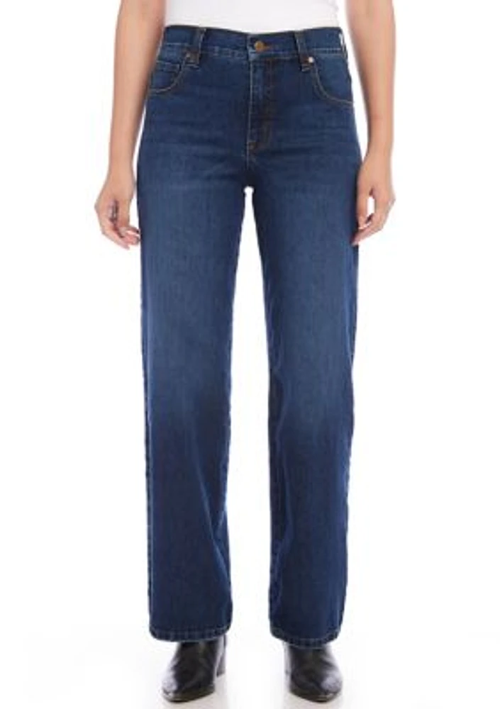 Women's Full Length Wide-Leg Jeans