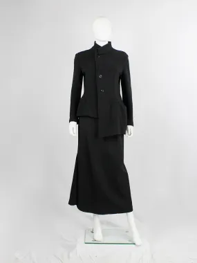 Y’s Yohji Yamamoto black wool tailored jacket in two different lengths